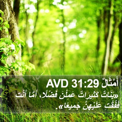 أَمْثَالٌ 31:29 AVD Bible Verse Image