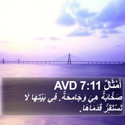 أَمْثَالٌ 7:11 AVD Bible Verse Image