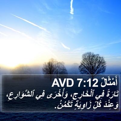 أَمْثَالٌ 7:12 AVD Bible Verse Image