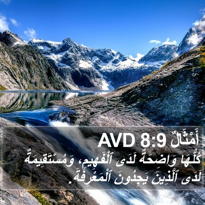 أَمْثَالٌ 8:9 AVD Bible Verse Image