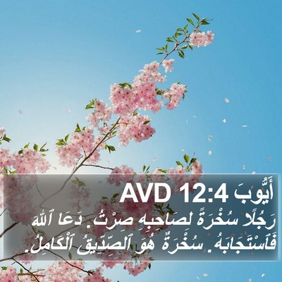 أَيُّوبَ 12:4 AVD Bible Verse Image