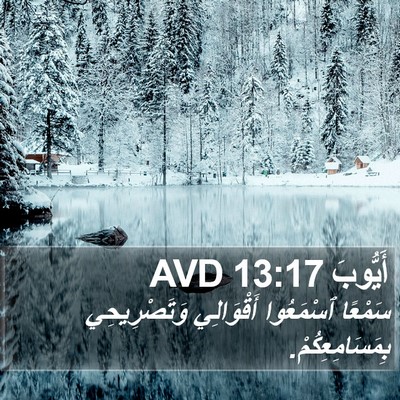 أَيُّوبَ 13:17 AVD Bible Verse Image