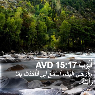 أَيُّوبَ 15:17 AVD Bible Verse Image