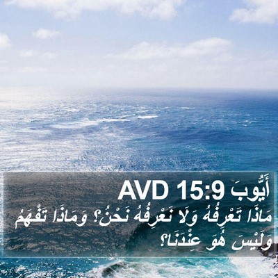 أَيُّوبَ 15:9 AVD Bible Verse Image