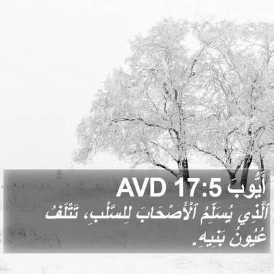 أَيُّوبَ 17:5 AVD Bible Verse Image