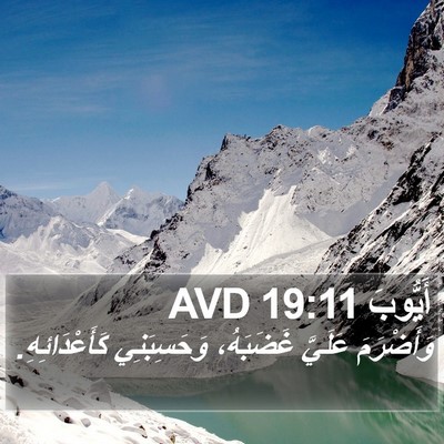 أَيُّوبَ 19:11 AVD Bible Verse Image