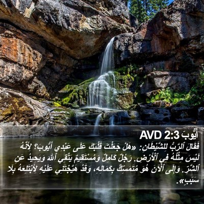 أَيُّوبَ 2:3 AVD Bible Verse Image