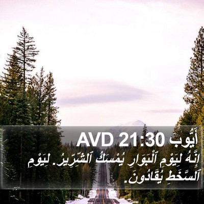 أَيُّوبَ 21:30 AVD Bible Verse Image
