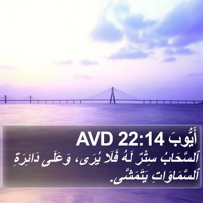 أَيُّوبَ 22:14 AVD Bible Verse Image