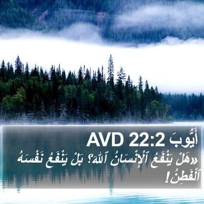 أَيُّوبَ 22:2 AVD Bible Verse Image