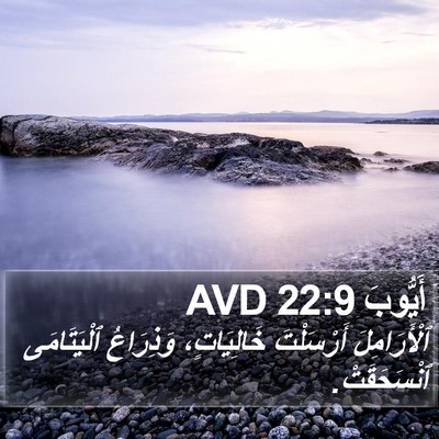 أَيُّوبَ 22:9 AVD Bible Verse Image