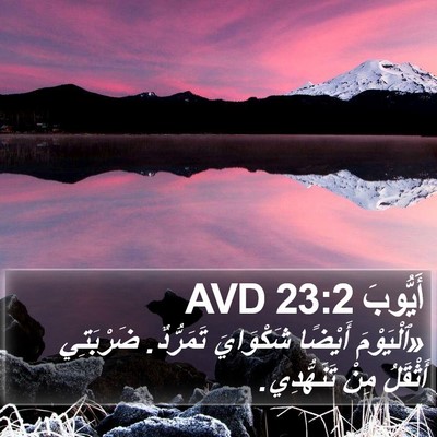 أَيُّوبَ 23:2 AVD Bible Verse Image