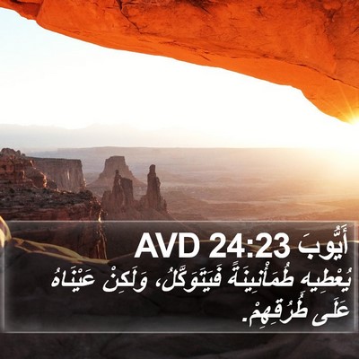 أَيُّوبَ 24:23 AVD Bible Verse Image