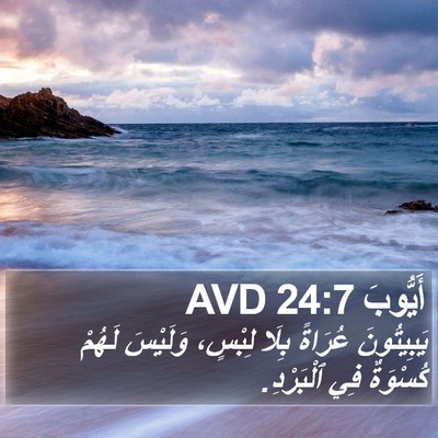 أَيُّوبَ 24:7 AVD Bible Verse Image