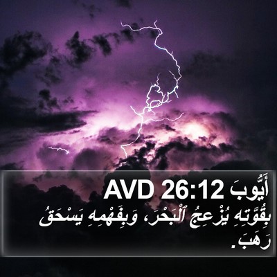 أَيُّوبَ 26:12 AVD Bible Verse Image