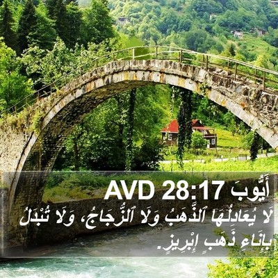أَيُّوبَ 28:17 AVD Bible Verse Image