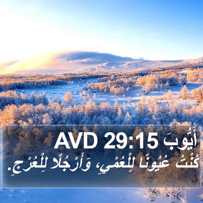 أَيُّوبَ 29:15 AVD Bible Verse Image
