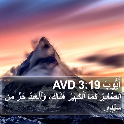 أَيُّوبَ 3:19 AVD Bible Verse Image