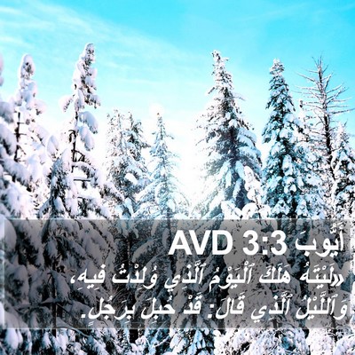 أَيُّوبَ 3:3 AVD Bible Verse Image