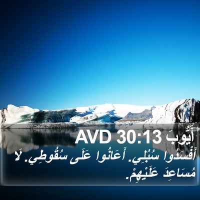 أَيُّوبَ 30:13 AVD Bible Verse Image