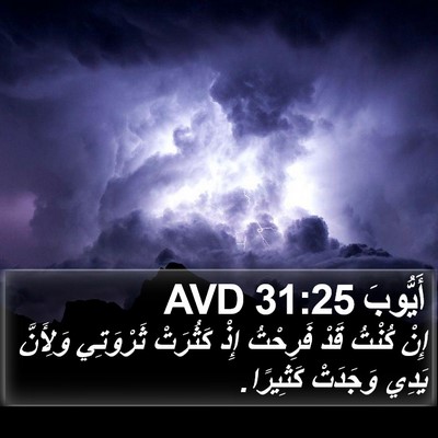 أَيُّوبَ 31:25 AVD Bible Verse Image