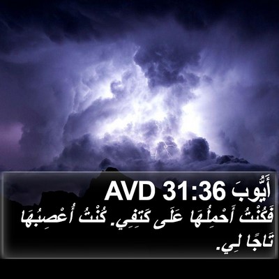 أَيُّوبَ 31:36 AVD Bible Verse Image