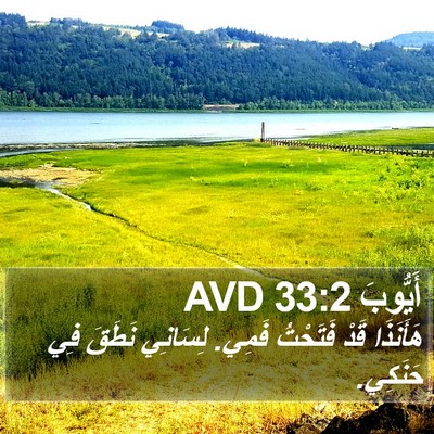 أَيُّوبَ 33:2 AVD Bible Verse Image