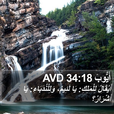 أَيُّوبَ 34:18 AVD Bible Verse Image