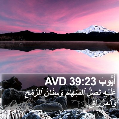 أَيُّوبَ 39:23 AVD Bible Verse Image