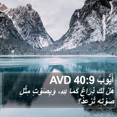أَيُّوبَ 40:9 AVD Bible Verse Image