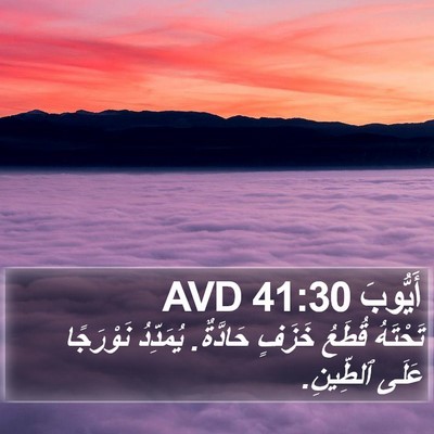 أَيُّوبَ 41:30 AVD Bible Verse Image