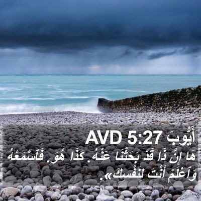 أَيُّوبَ 5:27 AVD Bible Verse Image