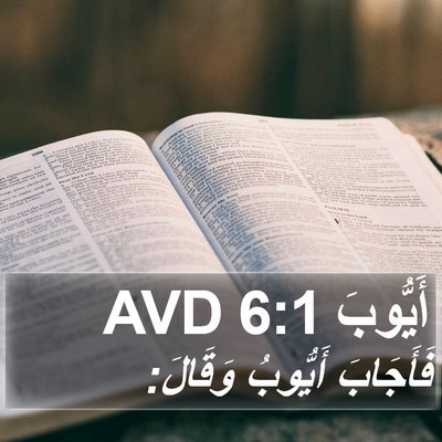 أَيُّوبَ 6:1 AVD Bible Verse Image