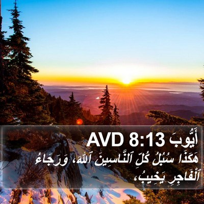 أَيُّوبَ 8:13 AVD Bible Verse Image