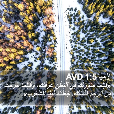 إِرْمِيَا 1:5 AVD Bible Verse Image
