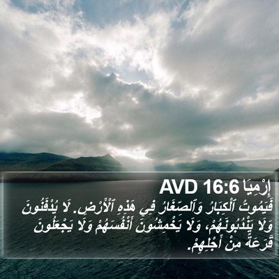 إِرْمِيَا 16:6 AVD Bible Verse Image