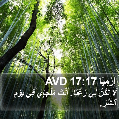إِرْمِيَا 17:17 AVD Bible Verse Image
