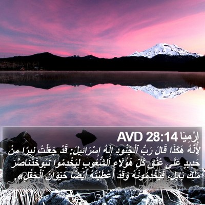 إِرْمِيَا 28:14 AVD Bible Verse Image