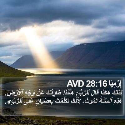 إِرْمِيَا 28:16 AVD Bible Verse Image