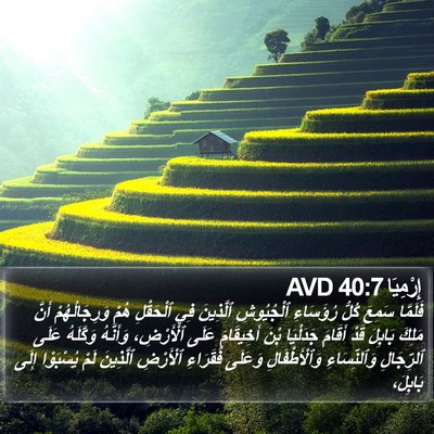 إِرْمِيَا 40:7 AVD Bible Verse Image