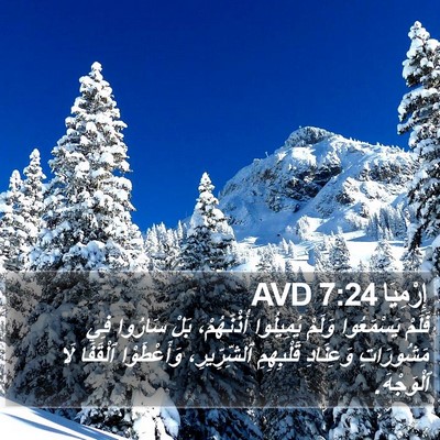إِرْمِيَا 7:24 AVD Bible Verse Image