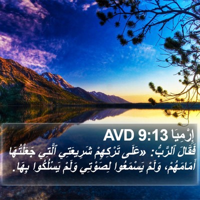 إِرْمِيَا 9:13 AVD Bible Verse Image