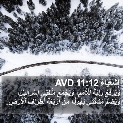إِشَعْيَاءَ 11:12 AVD Bible Verse Image