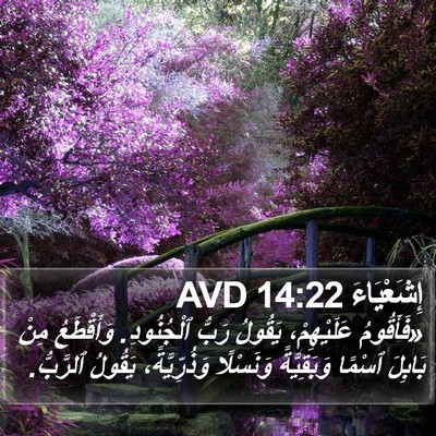 إِشَعْيَاءَ 14:22 AVD Bible Verse Image