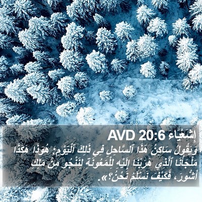 إِشَعْيَاءَ 20:6 AVD Bible Verse Image