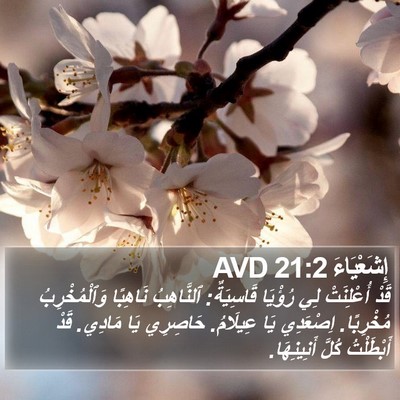 إِشَعْيَاءَ 21:2 AVD Bible Verse Image