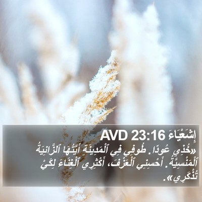 إِشَعْيَاءَ 23:16 AVD Bible Verse Image