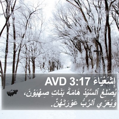 إِشَعْيَاءَ 3:17 AVD Bible Verse Image