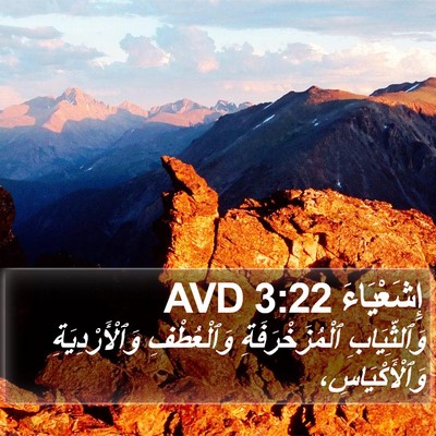 إِشَعْيَاءَ 3:22 AVD Bible Verse Image