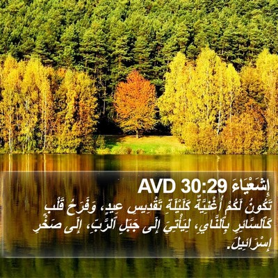 إِشَعْيَاءَ 30:29 AVD Bible Verse Image